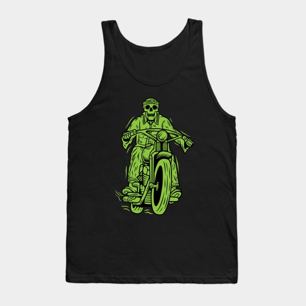 hell rider retro Tank Top by noorshine